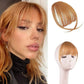 🎀50% OFF 🎀 Clip-in bangs 100% real hair extensions air bangs