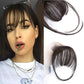 🎀50% OFF 🎀 Clip-in bangs 100% real hair extensions air bangs