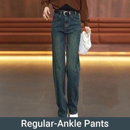 Women’s Versatile Loose Fit Straight Jeans